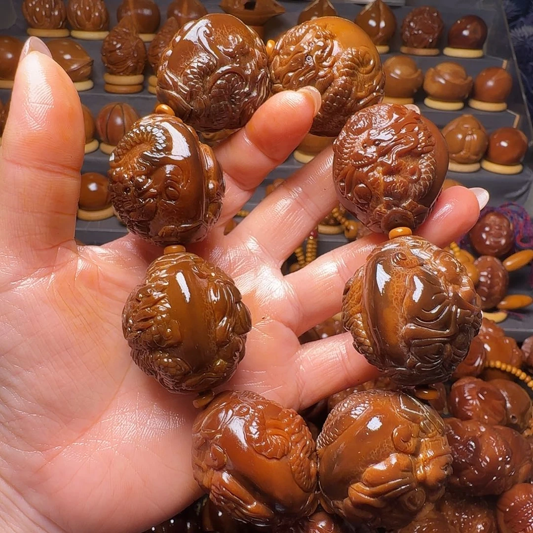 *****手串/手链橄榄核玉华龙财