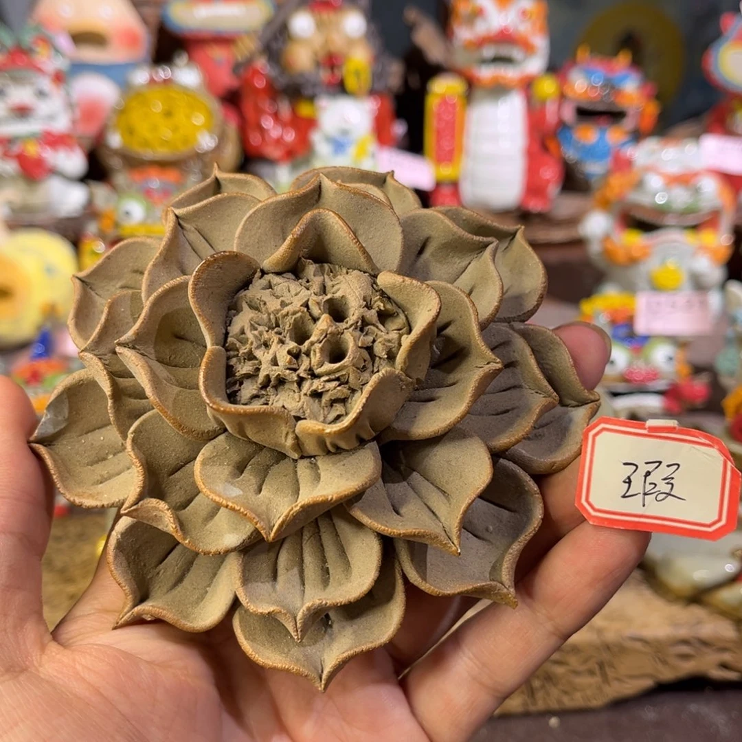 泥塑纯手工茶宠摆件