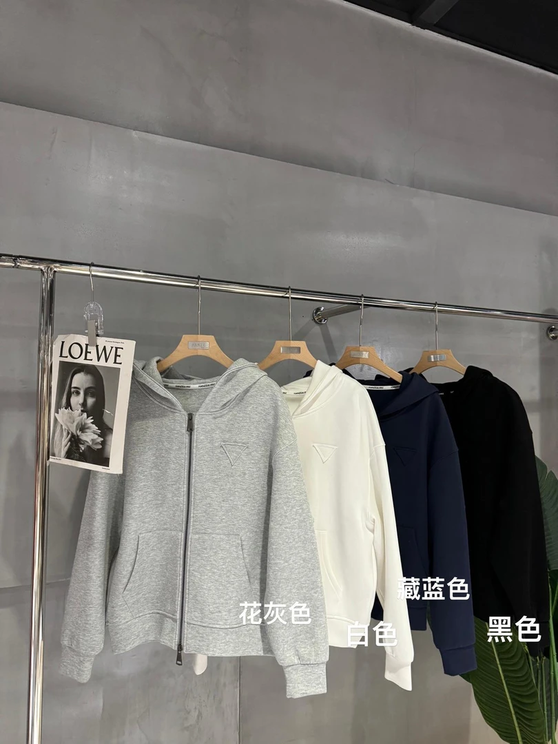 杨杨 HZ-欧货“倒三角”极简卫衣外套5s77