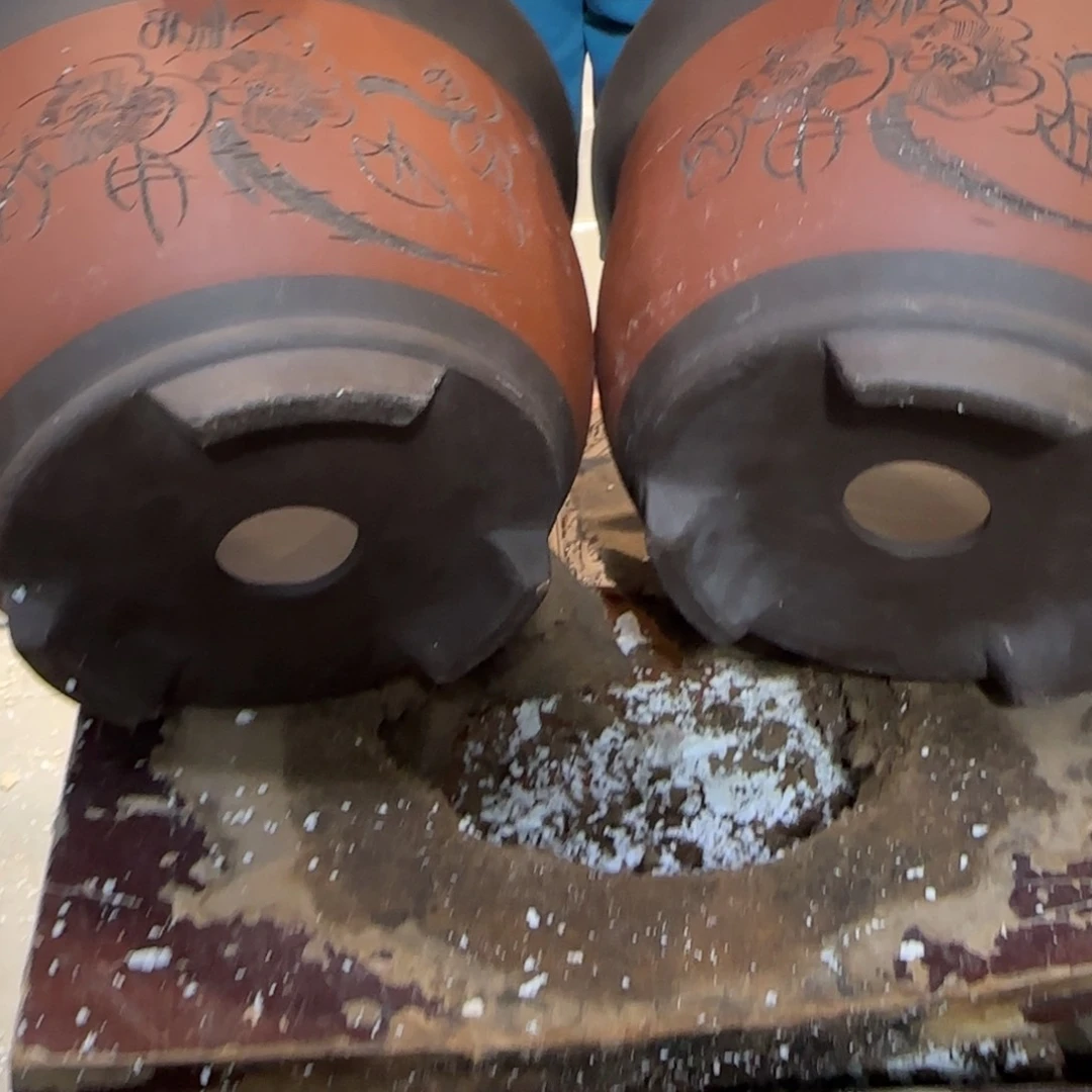 紫砂花盆口径23.14口径