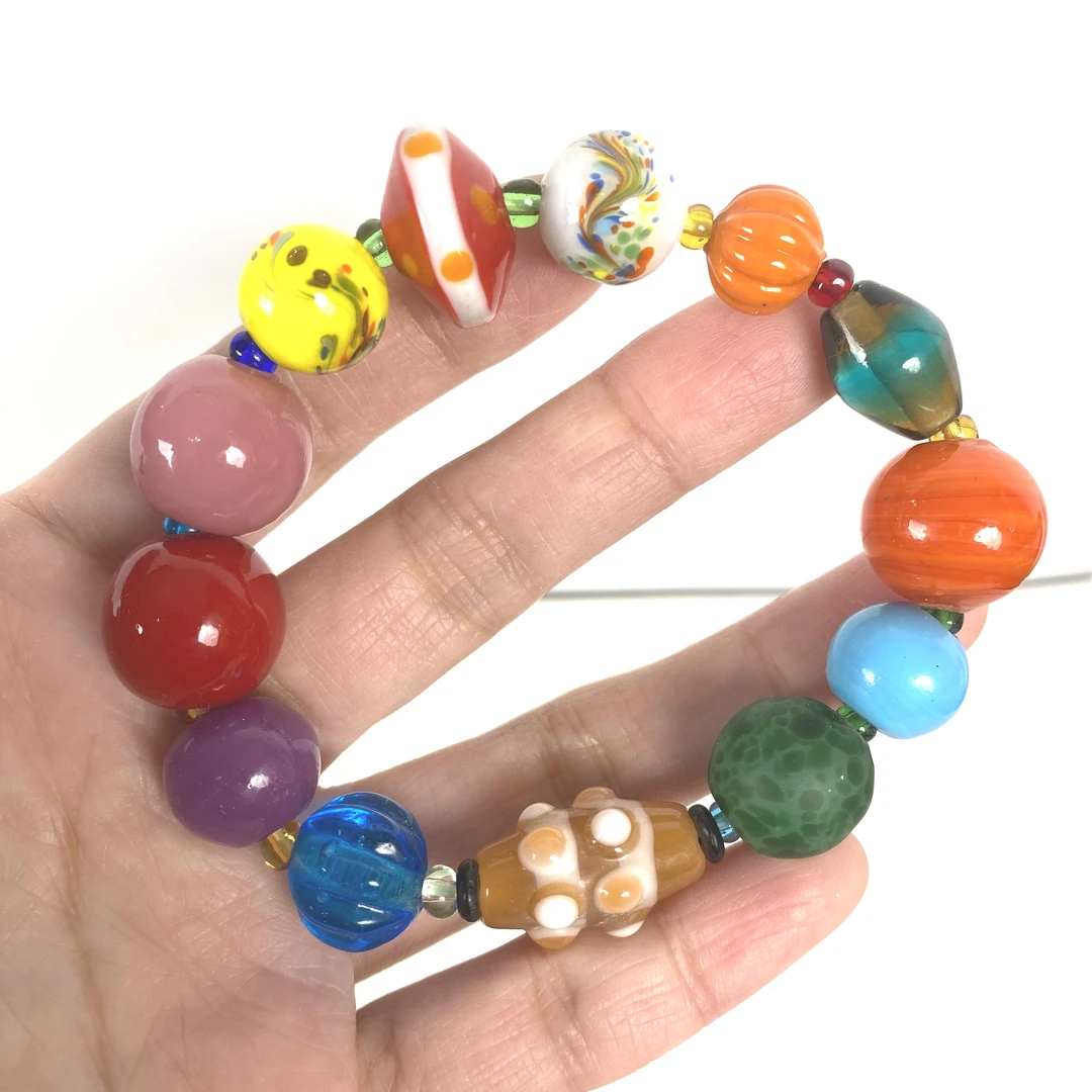 淄博博山大观园多宝琉璃珠手串