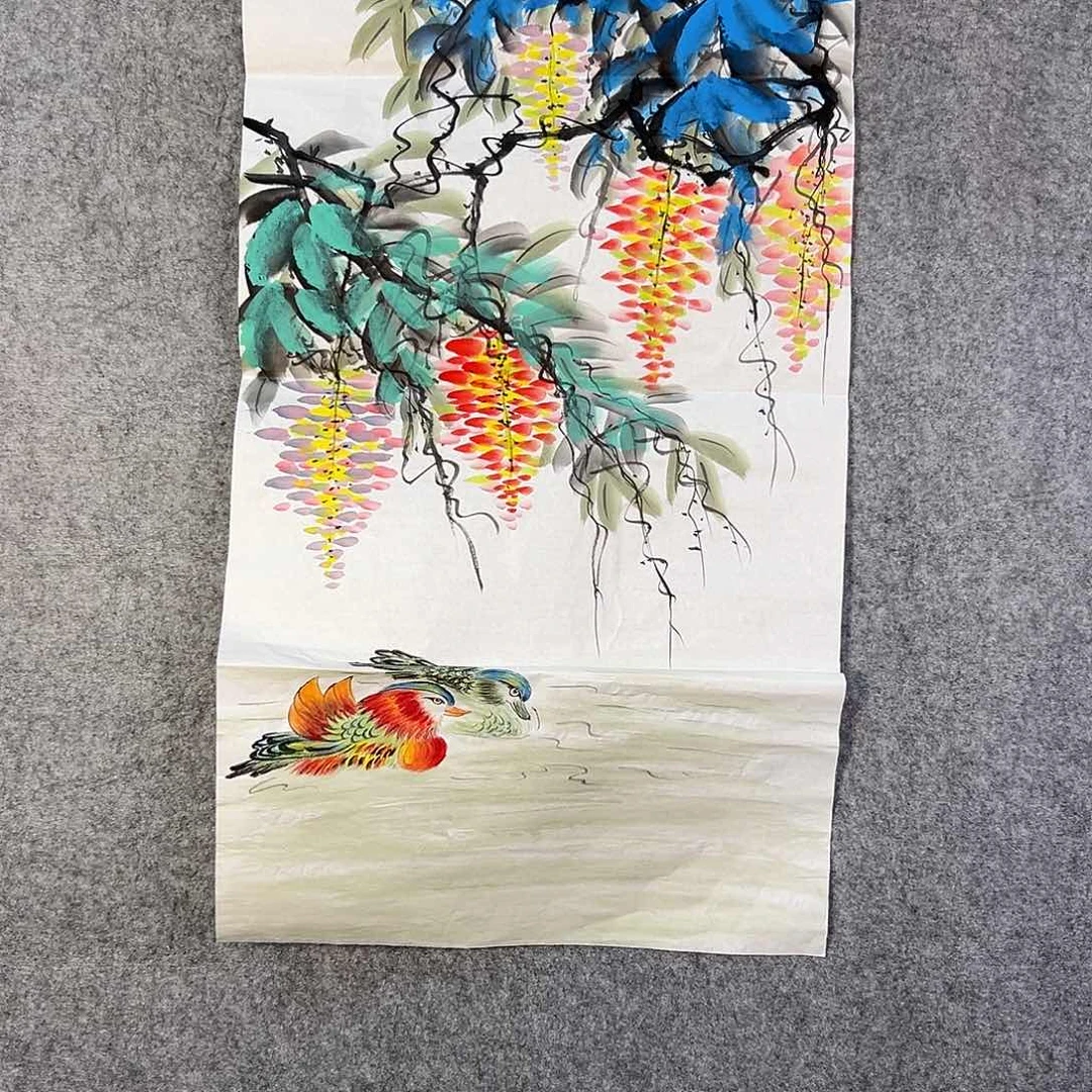 国画312 花鸟在此处飞翔也不