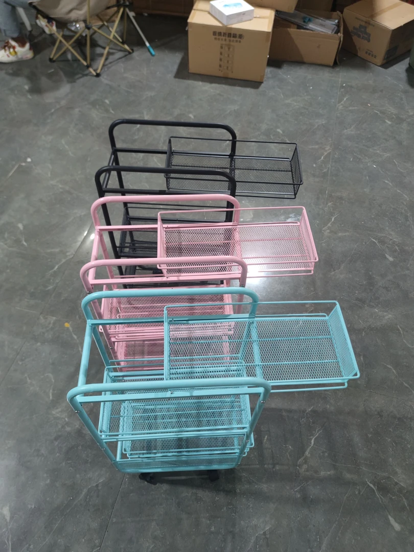 高品质多层可伸缩移动置物架