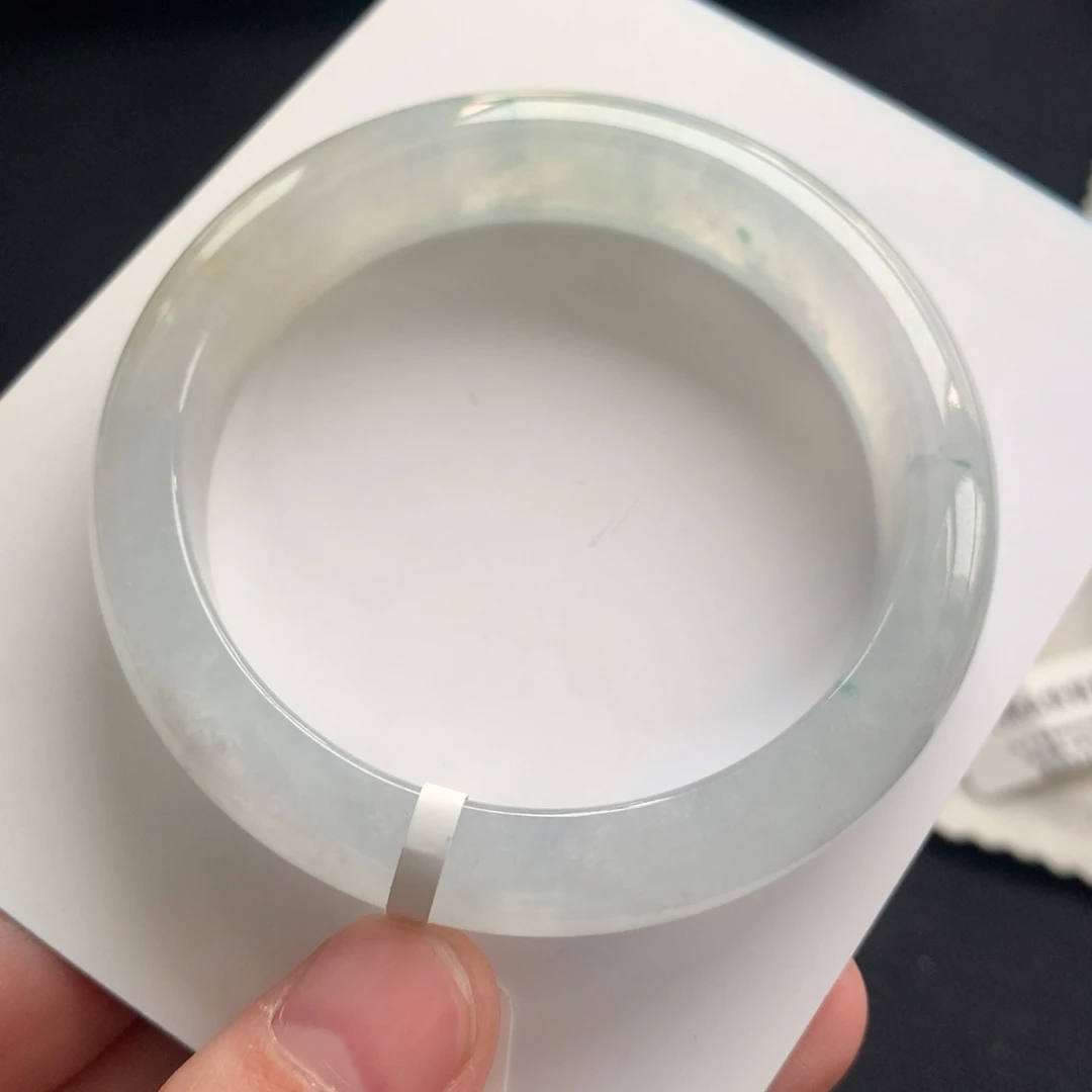 翡翠未镶嵌手镯28号53正