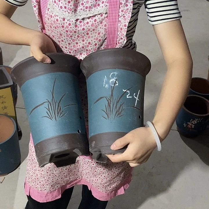 紫砂花盆紫砂花盆