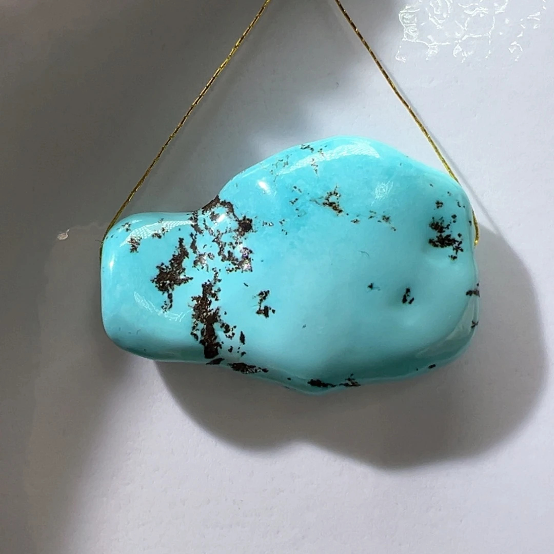 绿松石未镶嵌挂件