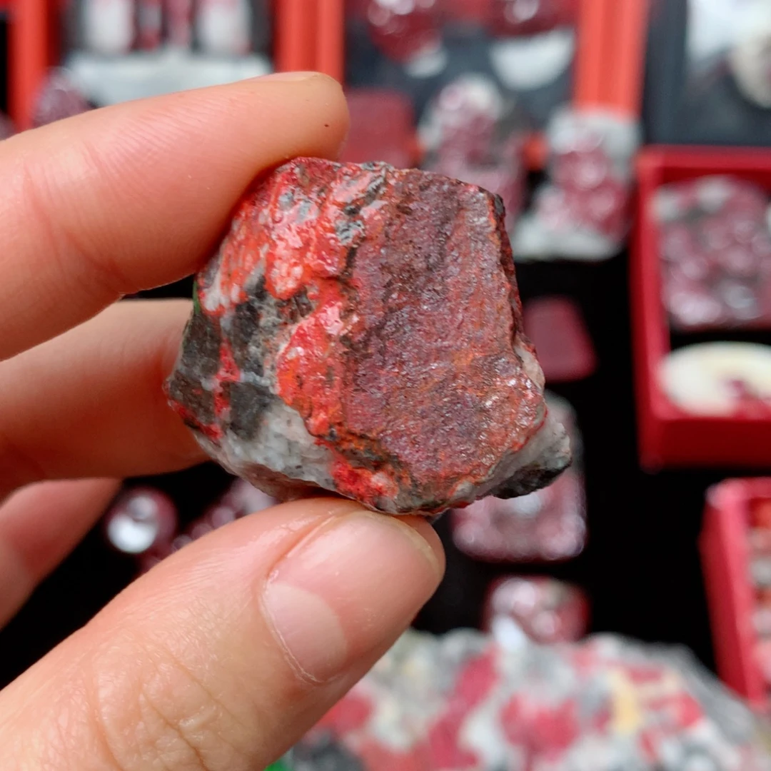 天然辰砂天然毛石