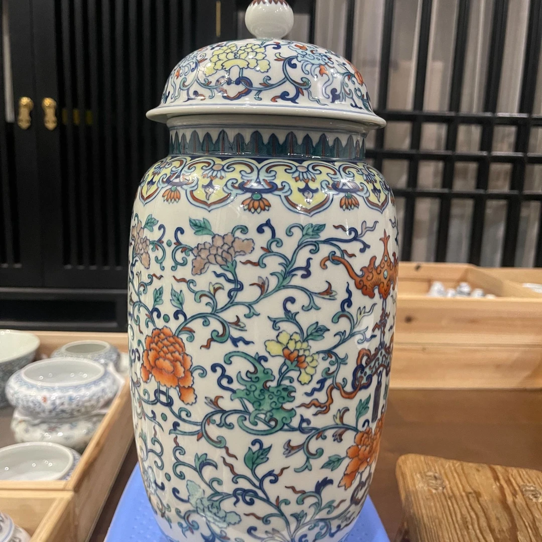 【预售15天】涂杏花花卉状元罐