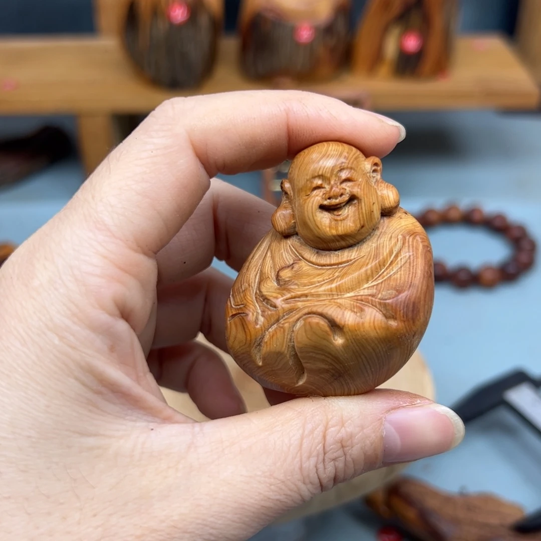 柏木崖柏木摆件手把件，71