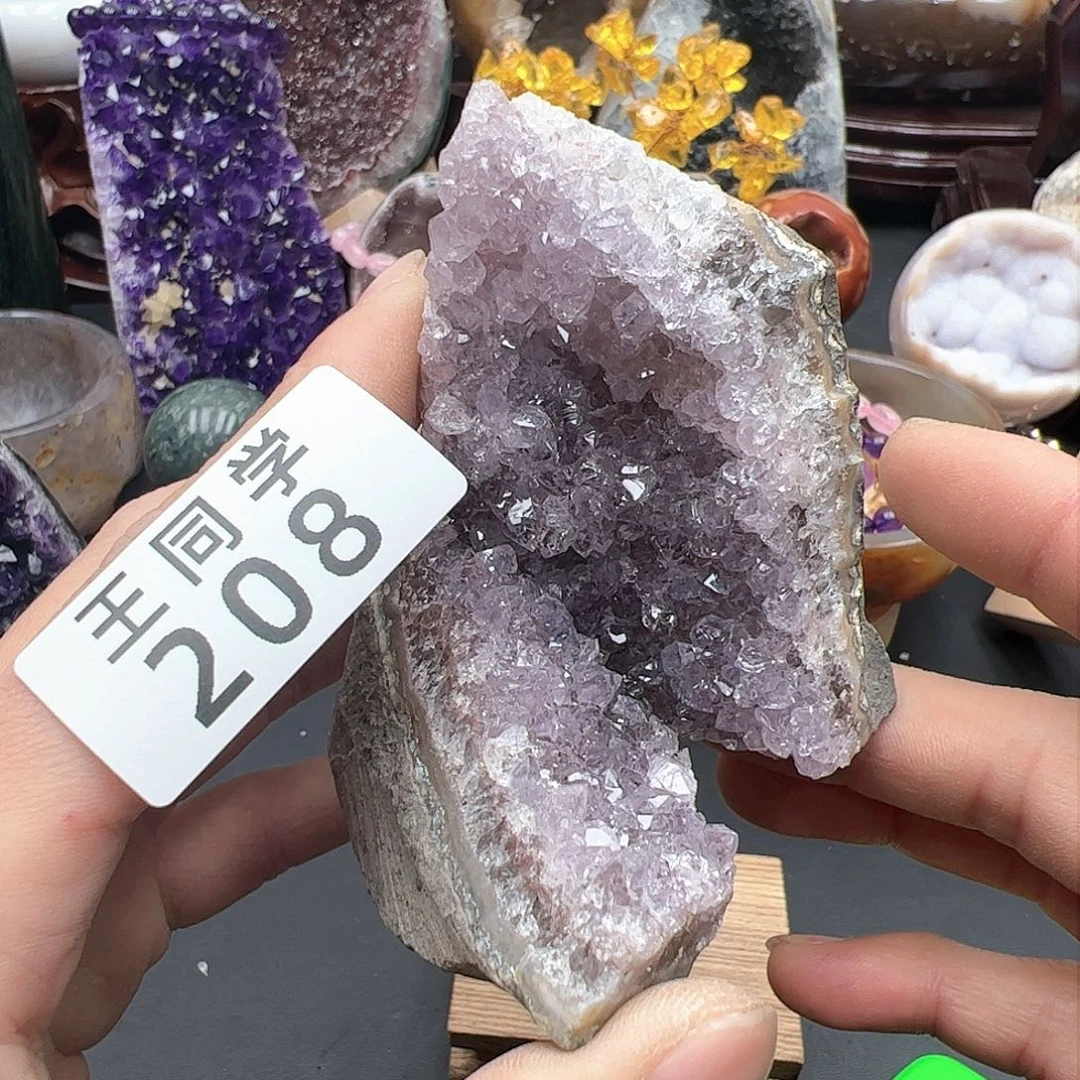 紫晶水晶摆件未镶嵌208