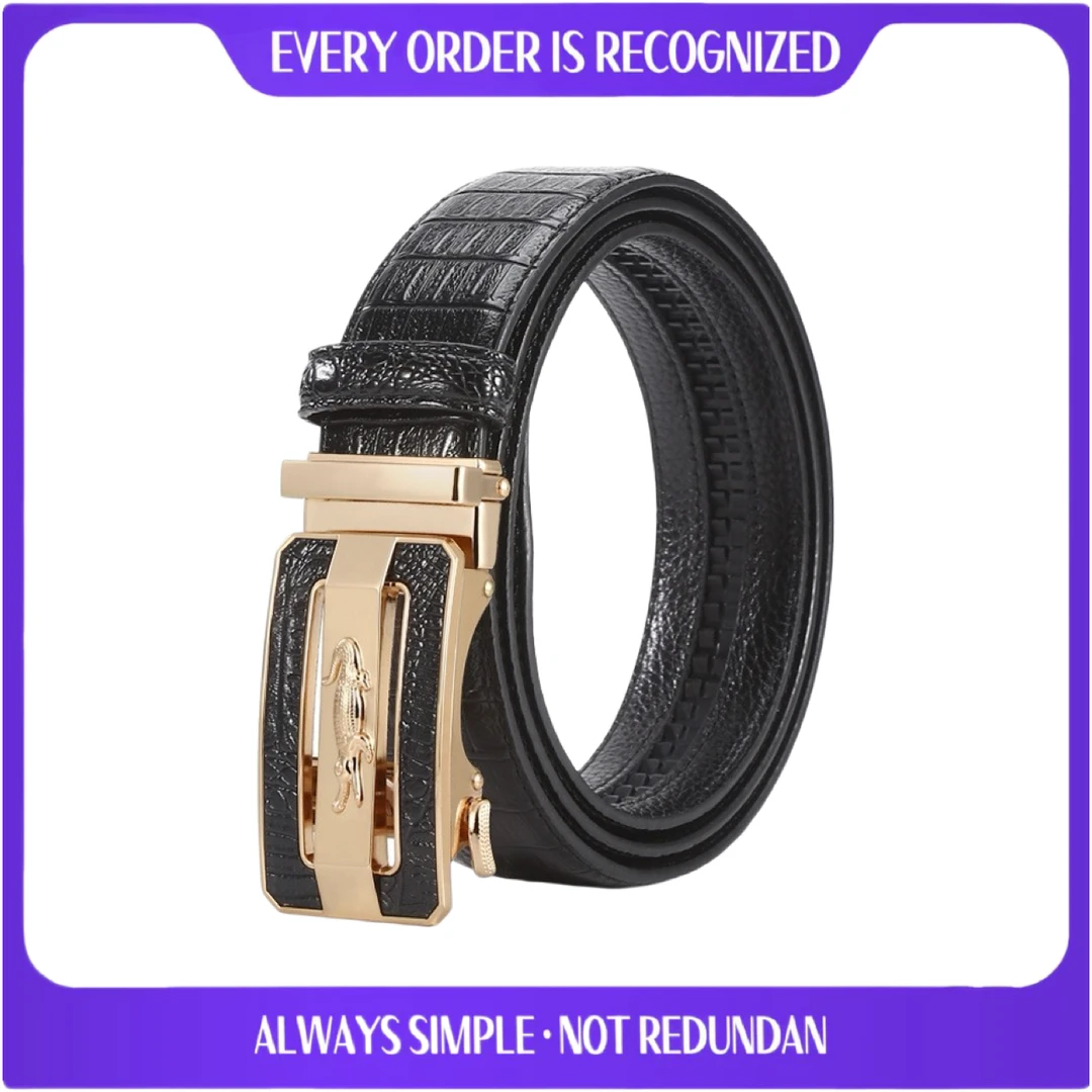 【港店专属】港店下柜联名款男士皮带自动扣腰带男款商务定制百搭男