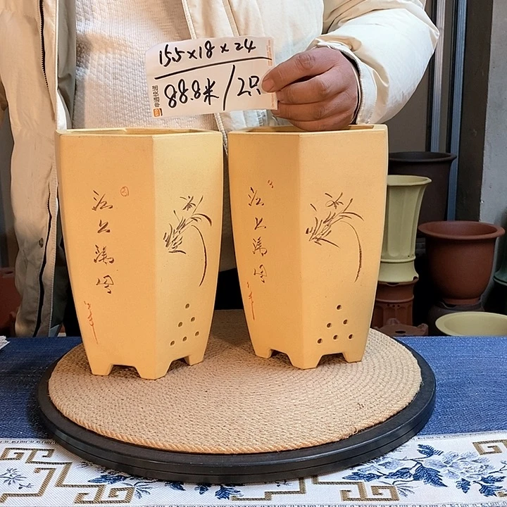 紫砂花盆紫砂花盆