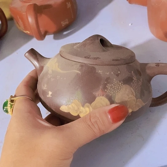 全手工半手工制作宜兴紫砂壶