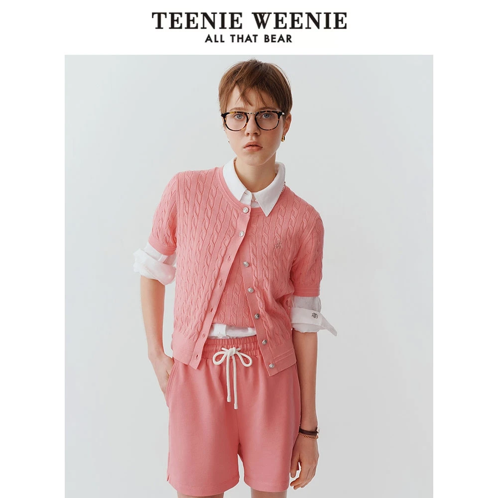 #【易打理】TeenieWeenie小熊女针织开衫25两件套松弛衫TTCK252402E