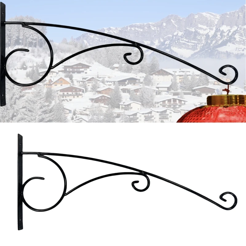 挂灯笼挂钩架挂鸟笼吊篮装饰支架吊兰壁挂户外节日灯笼花架阳台