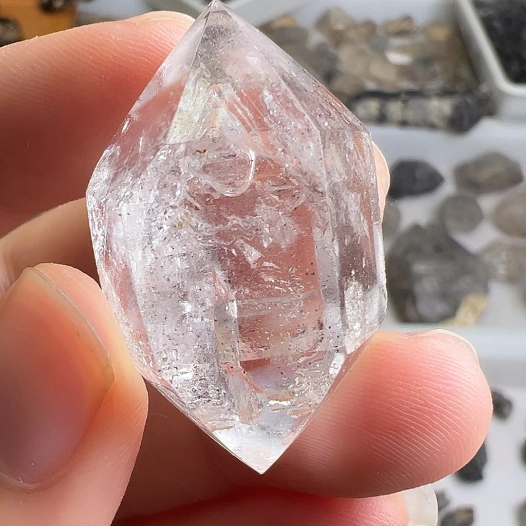 水晶珠宝半成品未镶嵌15闪灵水晶一步到位