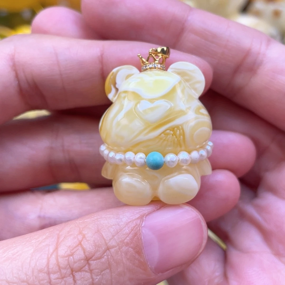 未镶嵌琥珀裸石蜜蜡