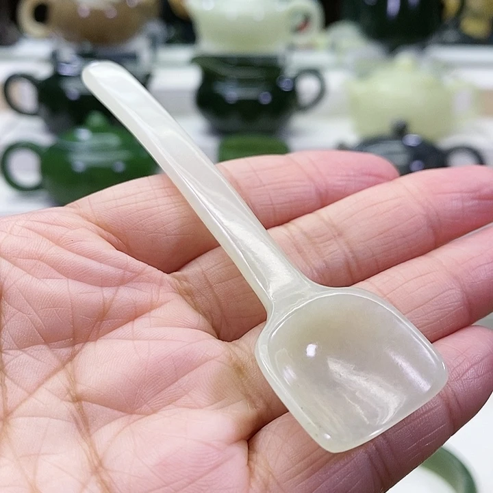 未镶嵌和田玉挂件茶铲