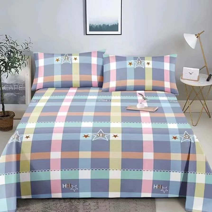 防滑粗布床单加厚四季布自杀老粗布全棉床单枕套柔软柔软学生宿舍