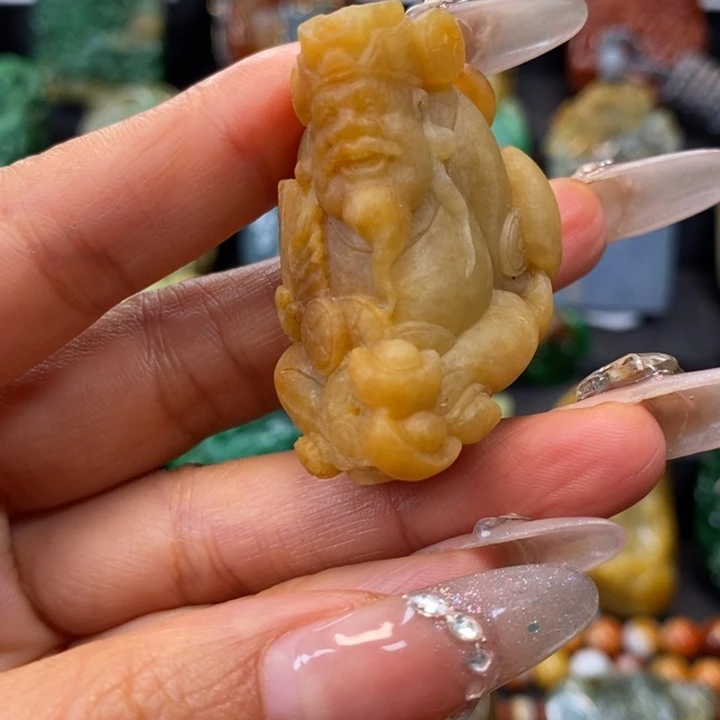 翡翠未镶嵌颈饰缅甸天然翡翠A货