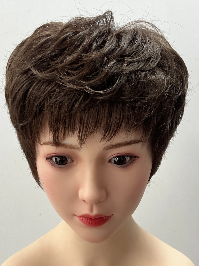 新科技记忆狗啃式时尚减龄假发