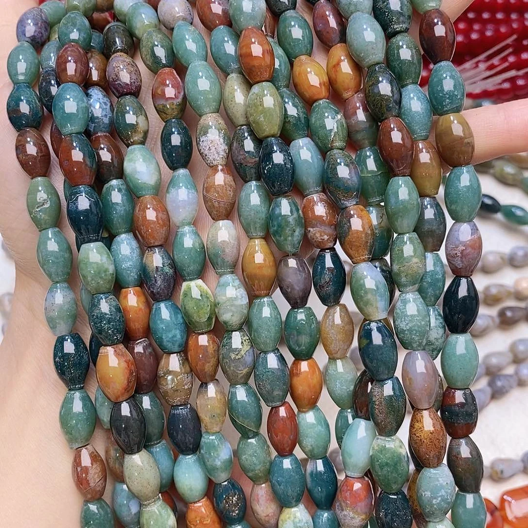 玛瑙/玉髓未镶嵌珠宝半成品印度玛瑙一条装