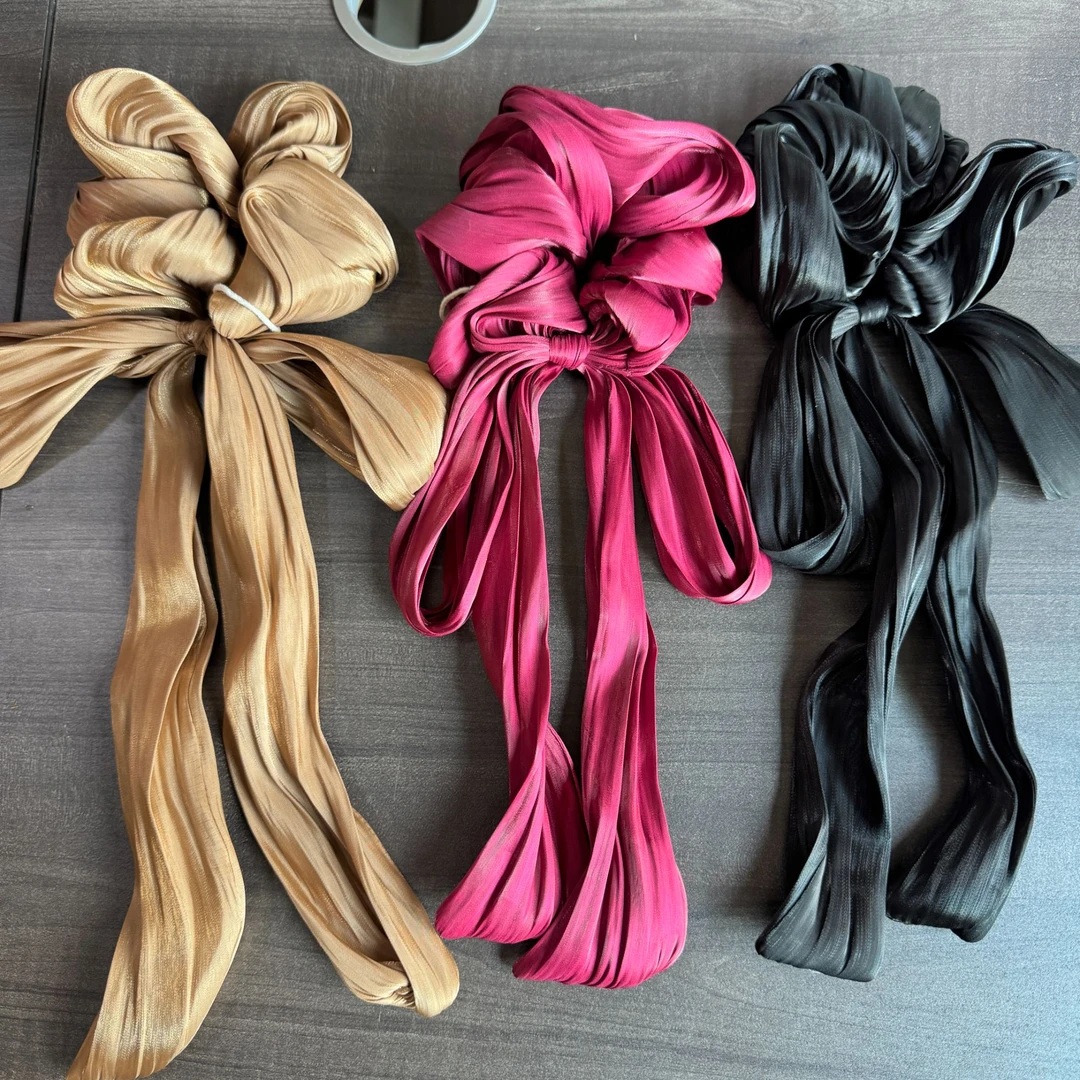 东大门韩系风丝巾发带绑发头绳