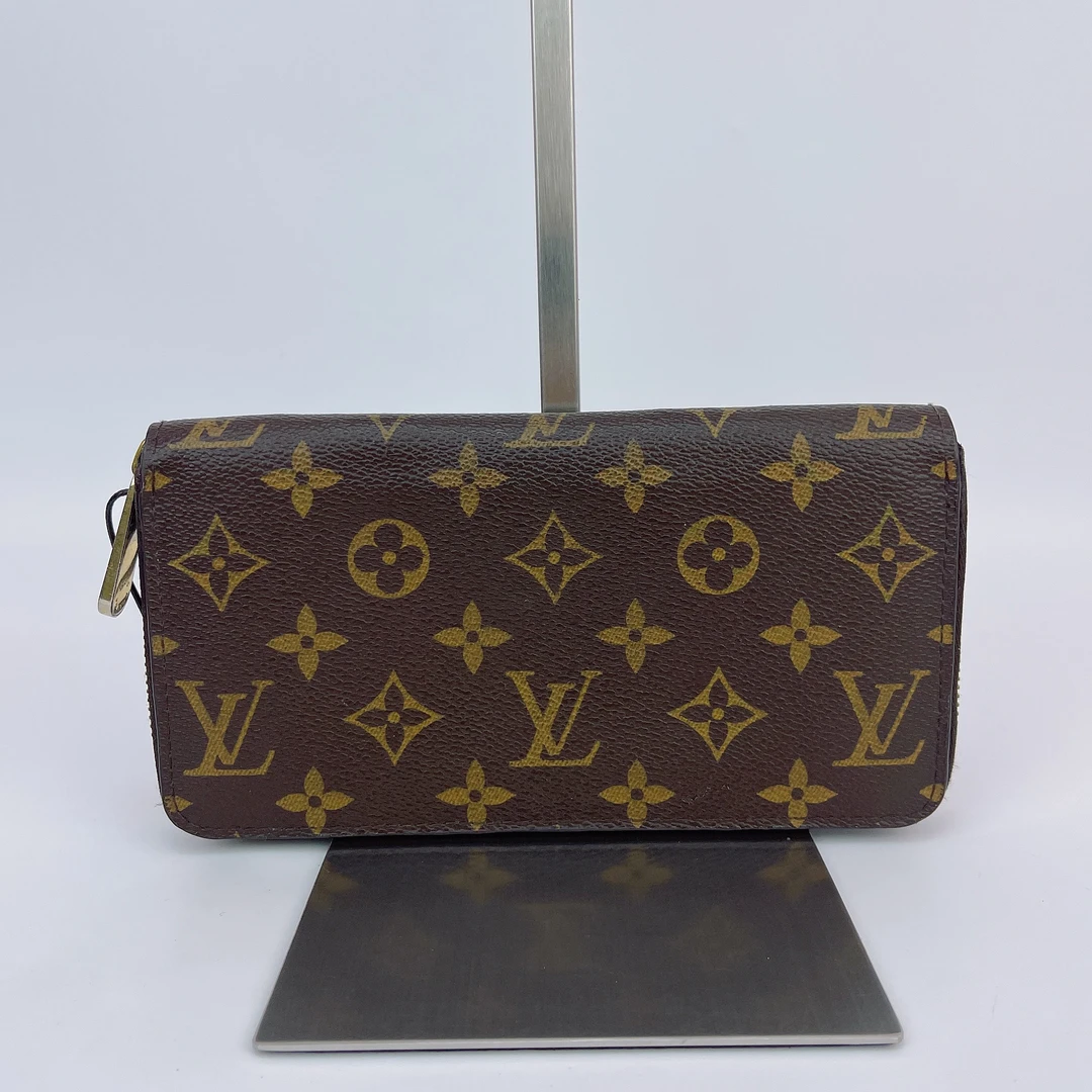 95新 LouisVuitton/路易威登 LV老花长款钱包底长19 CA4068 M227