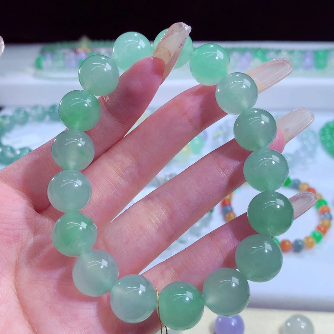 翡翠未镶嵌手链 天然翡翠