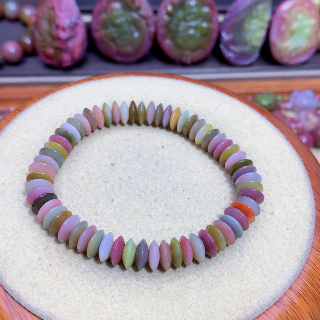 玛瑙手链未镶嵌盐源