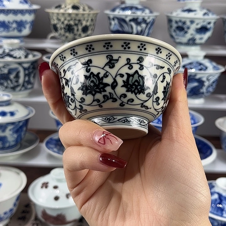 景德镇溪山居手工手绘