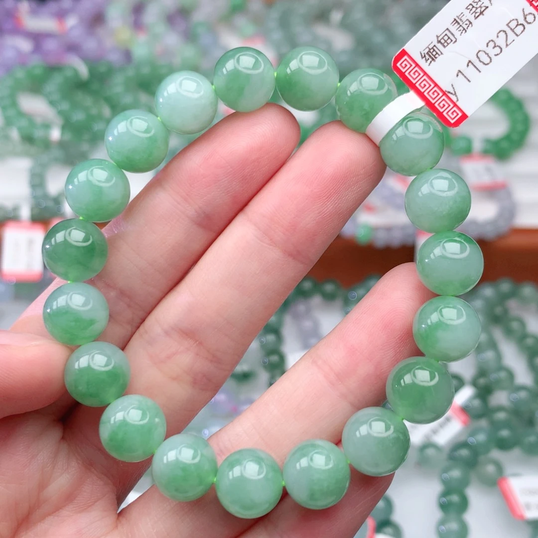 翡翠手链未镶嵌翡翠10mm