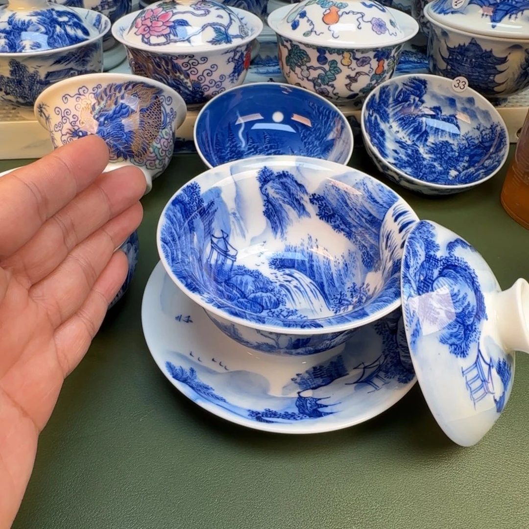 纯手工纯手绘茶具石头39