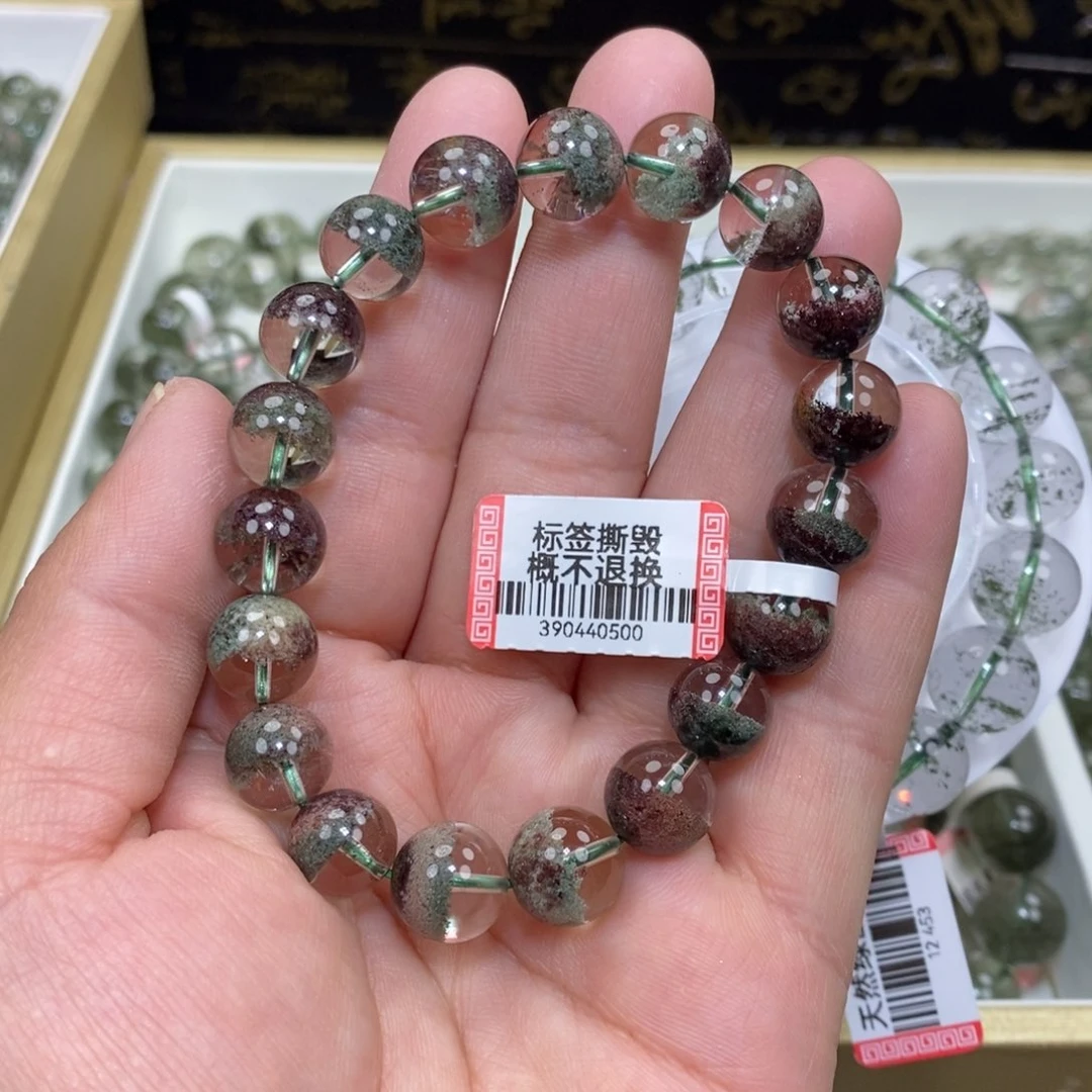 水晶绿幽灵手串未镶嵌T*m