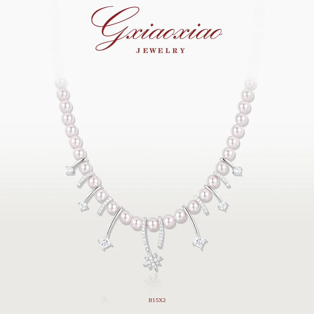 G XIAOXIAO 气质复古高级感时尚百搭八芒星项链 B15X2