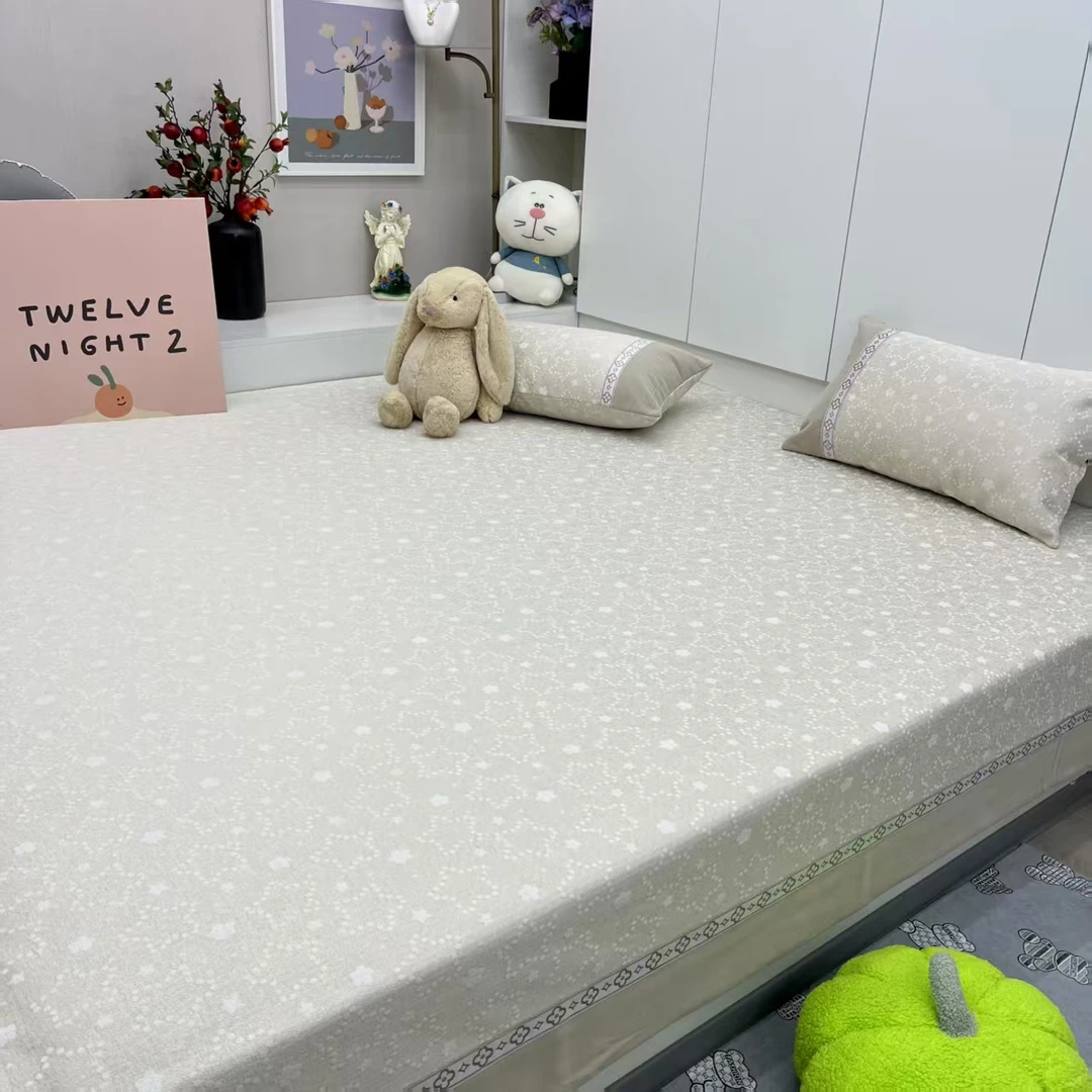 暖木杨（星星乐园）加厚雪尼尔面料榻榻米四季通用床盖炕盖防滑耐磨
