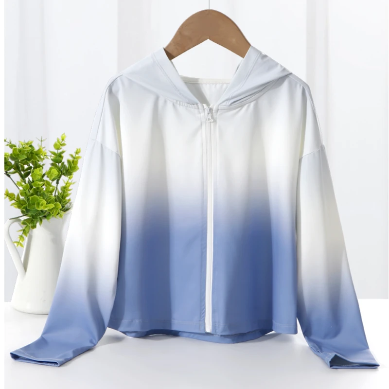 51704渐变色冰丝凉感防晒外套