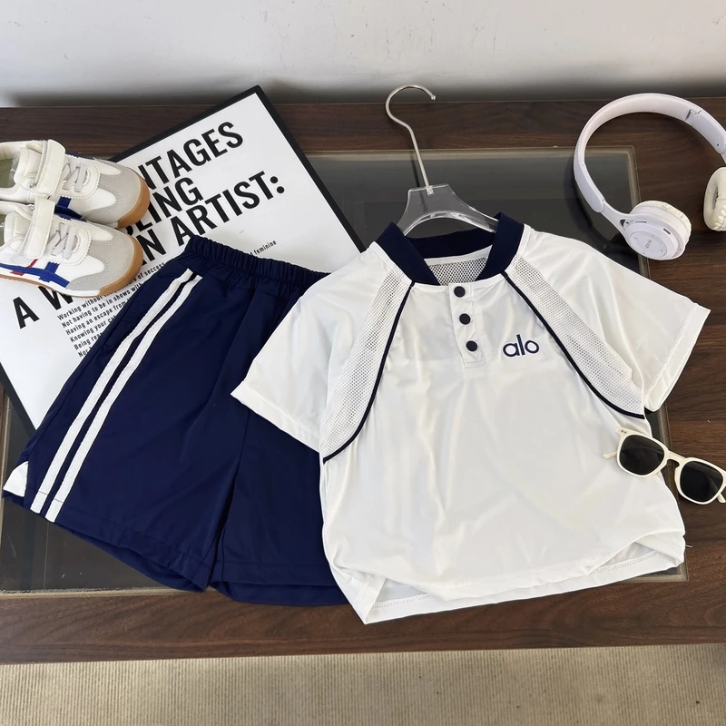 【米佑】2025年新款儿童短袖短裤夏季潮流穿搭夏款套装BMX251597