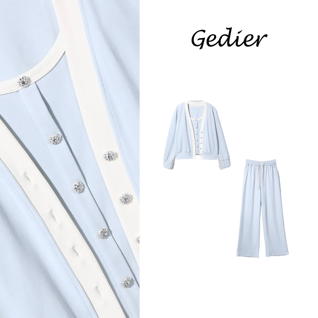 【歌蒂尔Gedier】2025年春季欧若风时尚休闲套装DG510155Y