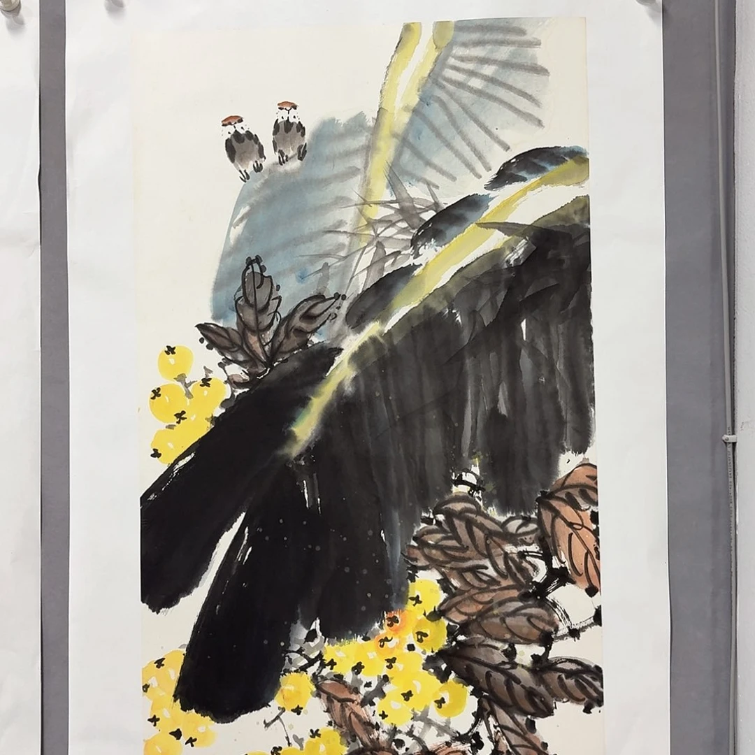 国画亲笔手绘放心去藏