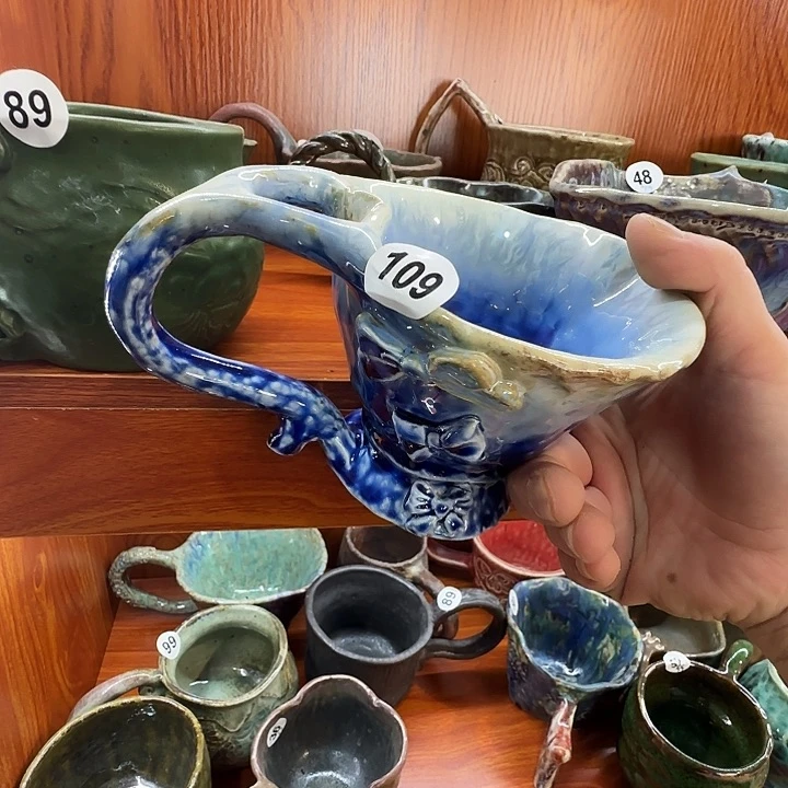 团***圆异型纯手工咖啡杯盘碗