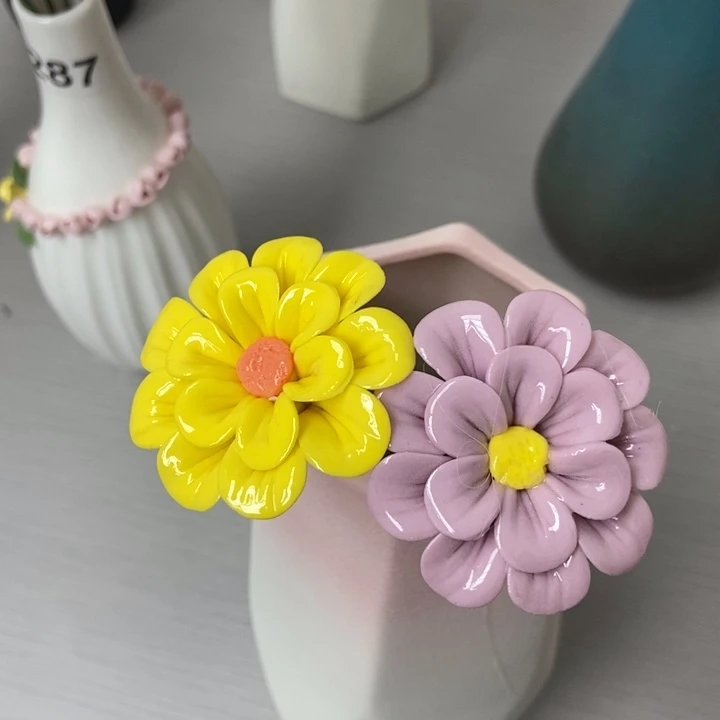 陶瓷手工制作陶瓷花