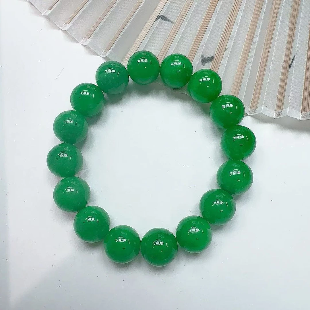 冰绿12mm单圈精美手串