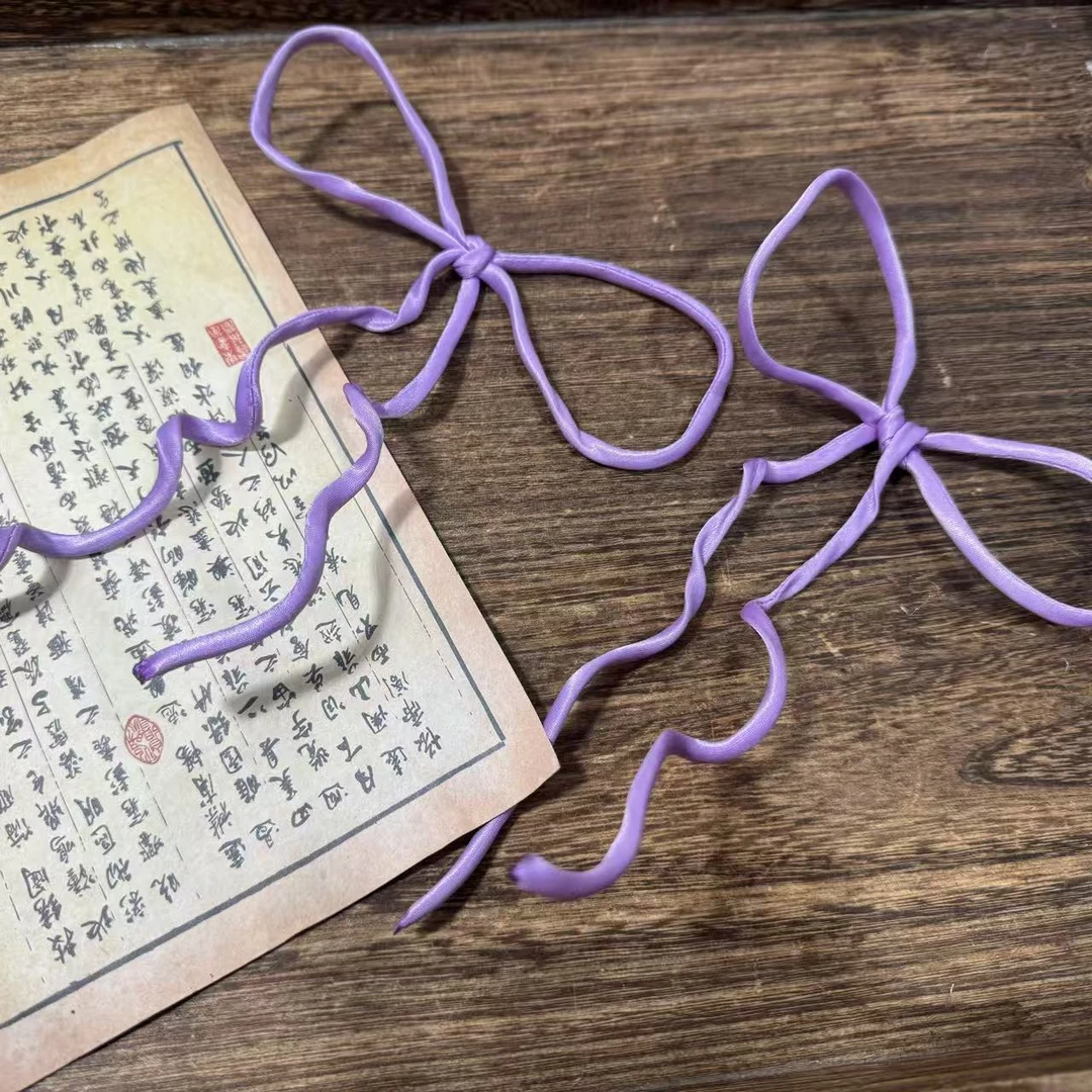 前尘梦汉服配饰古风发带反重力发带蝴蝶结硬发带