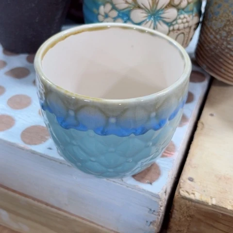 陶瓷新年快乐都是福利花盆满9包邮