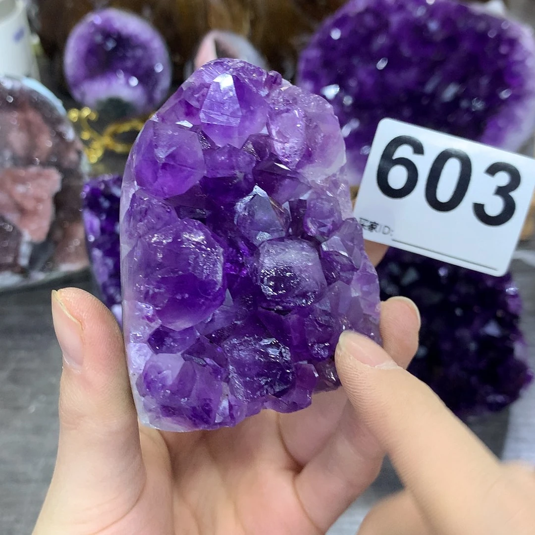 紫晶珠宝半成品未镶嵌603