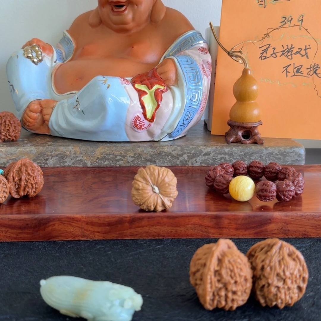 文玩核桃把件多**?南瓜墩