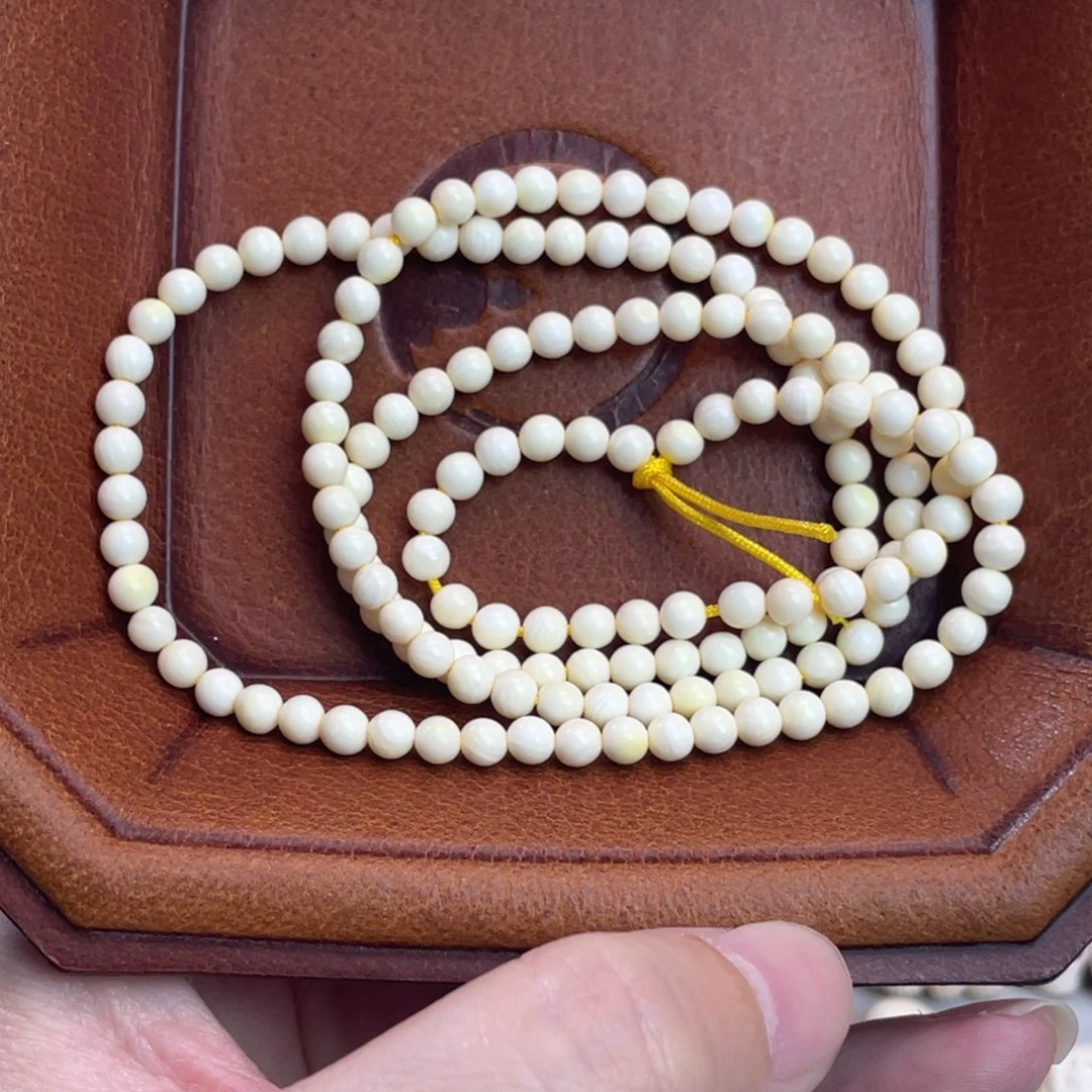 猛犸象牙手串/手链/手镯卡4圆珠160颗