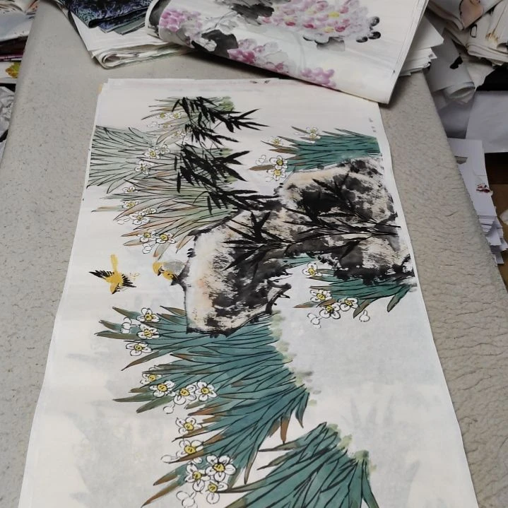 小***吾国画国画花鸟花鸟国画