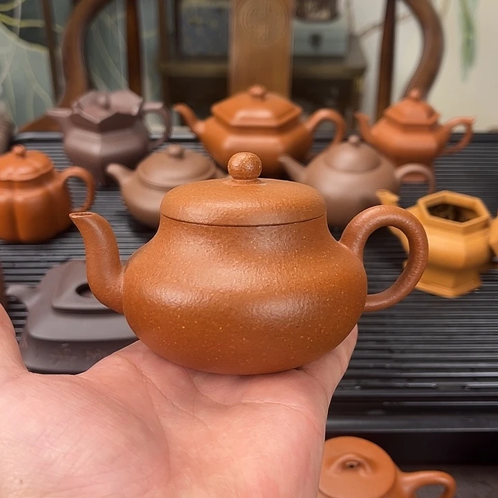 茶壶紫砂君德 红降坡 150cc